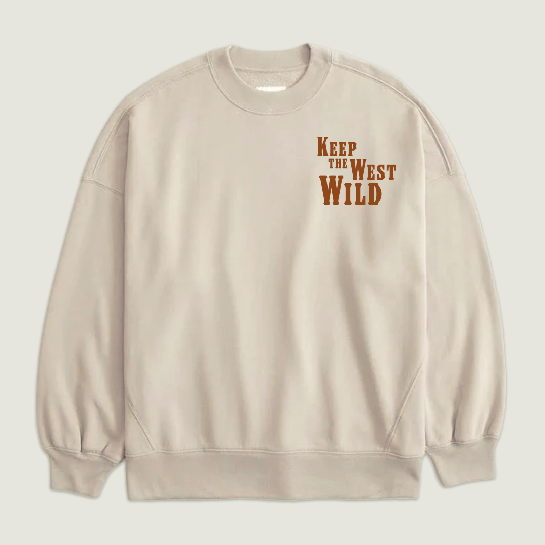 Keep the West Wild Crewneck